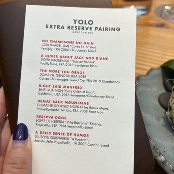 Lazy Bear - Their wine is fantastic - New American Near Me - San Francisco, California