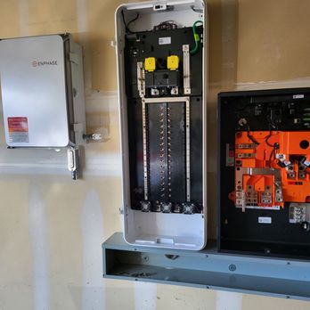 Sol-Up - Enphase combiner box, open span panel, and open Tesla gateway - Solar Installation Near Me - Reno, Nevada