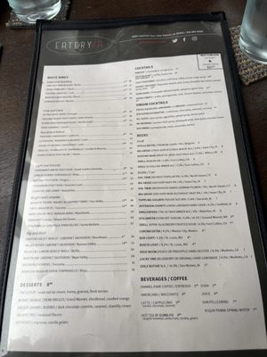 Menu photo 2 Eatery A Des Moines, IA