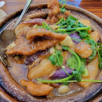 Alice’s Kitchen - eggplant and pork chop sizzling pot - Noodles Near Me - Temple City, California