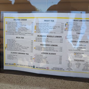 Happy Lemon - Menu - Bubble Tea Near Me - Austin, Texas Happy Lemon - Menu - Bubble Tea Near Me - Austin, Texas