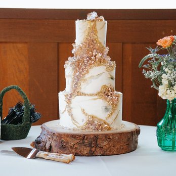 Lovely Layers Cakery - Geode wedding cake of my dreams created by Emily - Bakeries Near Me - Chico, California
