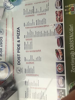 Menu photo 1 Dost Pide & Pizza İzmir, 35
