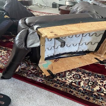 USA Family Moving - The middle section of my couch that was broken during the move. - Movers Near Me - Minneapolis, Minnesota