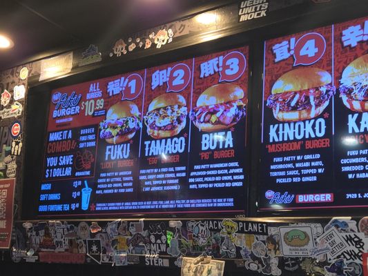 Menu photo 1 Fukuburger Chinatown Las Vegas, NV