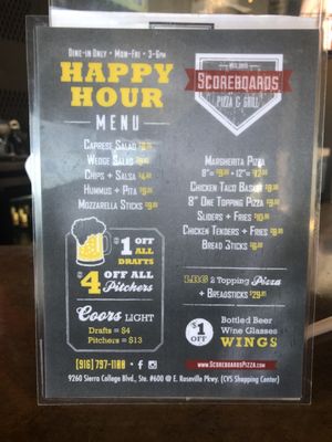 Menu photo 1 Scoreboards Pizza & Grill Roseville, CA Menu photo 1 Scoreboards Pizza & Grill Roseville, CA