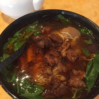 Shanghai Bistro - Spicy beef noodle soup. - Shanghainese Near Me - Newark, California