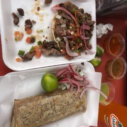 Taco 18. Lorenza (couldn't wait so not pictured ), taco 26. Razurado Taco, and bean and cheese burrito. Taco 18. Lorenza (couldn't wait so not pictured ), taco 26. Razurado Taco, and bean and cheese burrito.