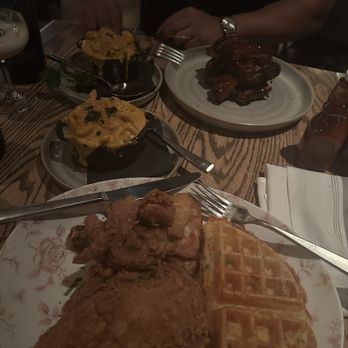 Yardbird - CHICKEN 'N' WATERMELON 'N' WAFFLES replaced with max n cheese. & ST. LOUIS STYLE PORK RIBS. - Southern Near Me - Las Vegas, Nevada