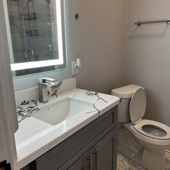 Homeaglow - Bathroom sink, toilet and floors - shiny and sanitized - Home Cleaning Near Me - Sanford, North Carolina Homeaglow - Bathroom sink, toilet and floors - shiny and sanitized - Home Cleaning Near Me - Sanford, North Carolina