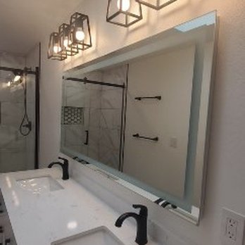 Markon Construction - Bathroom remodel with replacing vanity to double vanity, new floor, removing tub and building walk shower. - General Contractors Near Me - Lake Stevens, Washington Markon Construction - Bathroom remodel with replacing vanity to double vanity, new floor, removing tub and building walk shower. - General Contractors Near Me - Lake Stevens, Washington