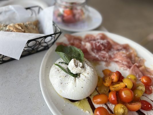 Photo of Dough Pizzeria Napoletana - San Antonio, TX, US. Burrata