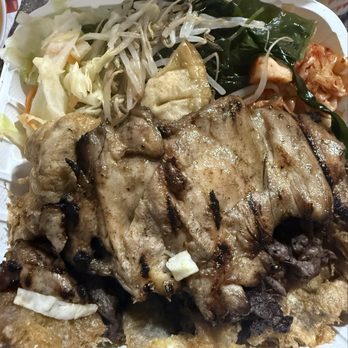 Kim Chee Restaurant 7 - Mixed Plate Special A Bbq Chix Bbq beef Gyoza Meat Jun - Korean Near Me - Aiea, Hawaii Kim Chee Restaurant 7 - Mixed Plate Special A Bbq Chix Bbq beef Gyoza Meat Jun - Korean Near Me - Aiea, Hawaii