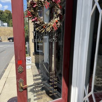ThreeBirds Coffee House - Exterior - operation hours - Coffee & Tea Near Me - Easton, Pennsylvania ThreeBirds Coffee House - Exterior - operation hours - Coffee & Tea Near Me - Easton, Pennsylvania