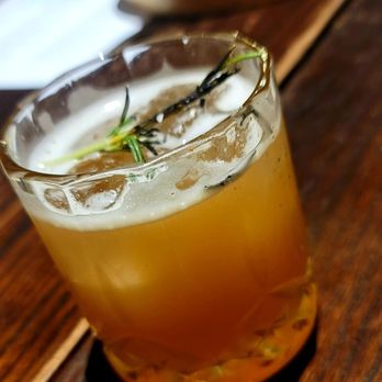 S.K.Y. - Happy Camper. Bourbon cocktail that is great!! - New American Near Me - Chicago, Illinois S.K.Y. - Happy Camper. Bourbon cocktail that is great!! - New American Near Me - Chicago, Illinois