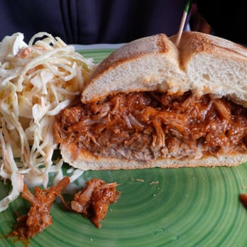 PJ's Restaurant - Pulled pork a perfect mix of savory & sweet, plenty to eat and the slaw tasted homemade (not too much mayo, perfect) - Burgers Near Me - Baldwin Place, New York