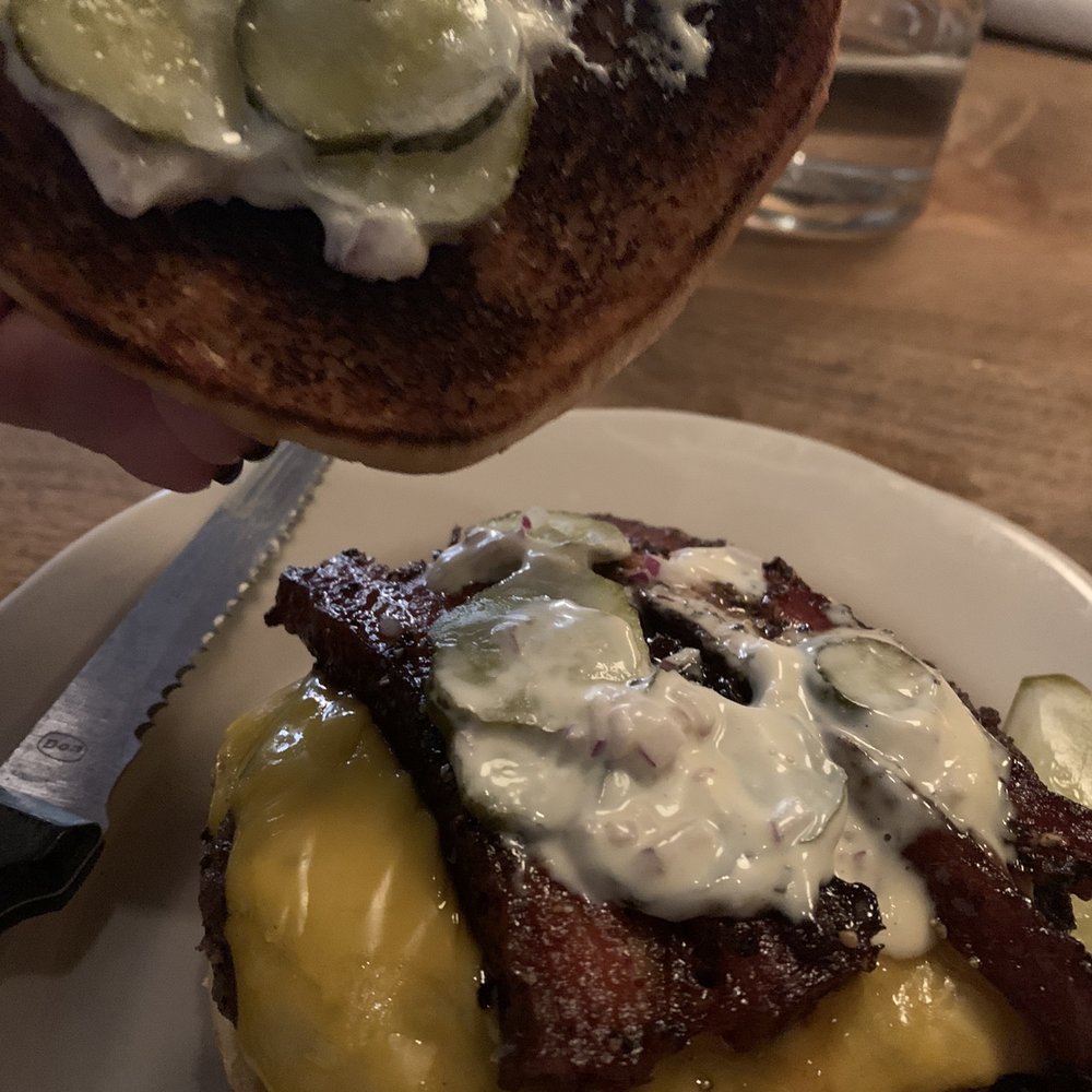 Au Cheval - Single Cheeseburger with bacon added cwd - Bars Near Me - Chicago, Illinois Au Cheval - Single Cheeseburger with bacon added cwd - Bars Near Me - Chicago, Illinois