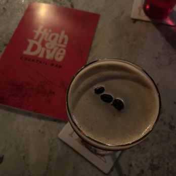High Dive - High dives take on an espresso martini - Cocktail Bars Near Me - Harrisburg, Pennsylvania High Dive - High dives take on an espresso martini - Cocktail Bars Near Me - Harrisburg, Pennsylvania