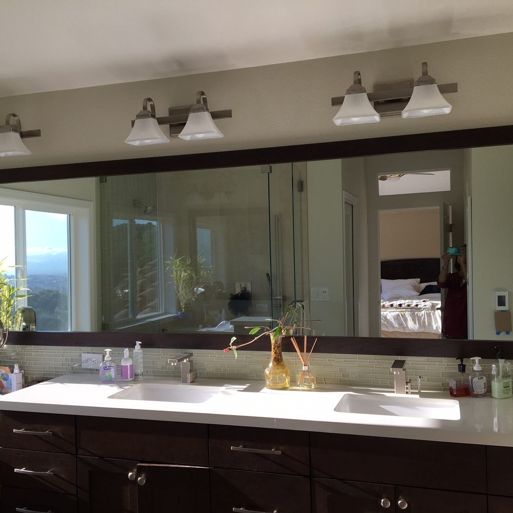 Ronson Shower Glass & Mirror - 8' mirror without beveling - Kitchen & Bath Near Me - Hayward, California Ronson Shower Glass & Mirror - 8' mirror without beveling - Kitchen & Bath Near Me - Hayward, California