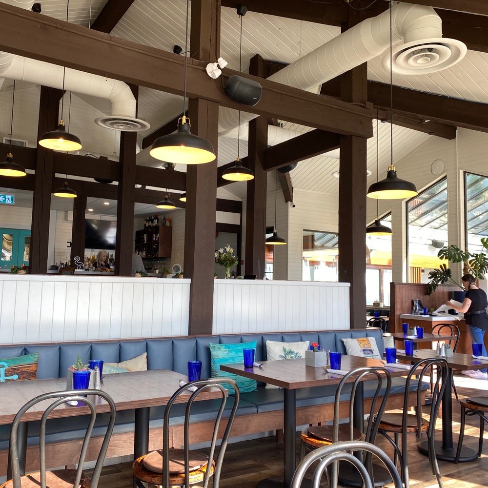 Joe's on the Beach - tables and chairs in a restaurant - Seafood Near Me - Sechelt, British Columbia Joe's on the Beach - tables and chairs in a restaurant - Seafood Near Me - Sechelt, British Columbia