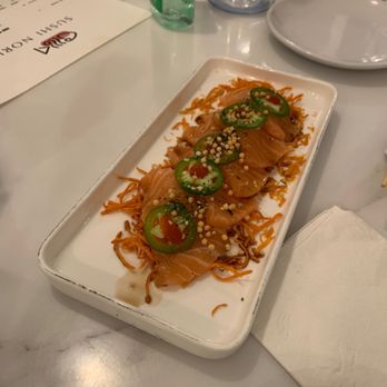 Sushi Nori - Salmon carpaccio - Sushi Bars Near Me - Seattle, Washington Sushi Nori - Salmon carpaccio - Sushi Bars Near Me - Seattle, Washington