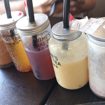 Prime's Thai Tea - a variety of drinks - Bubble Tea Near Me - White Rock, British Columbia