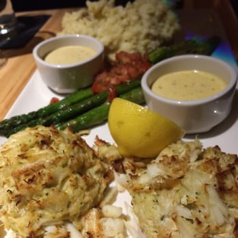 Devon Seafood & Steak - Two huge lump crab cake dinner - Seafood Near Me - Oakbrook Terrace, Illinois