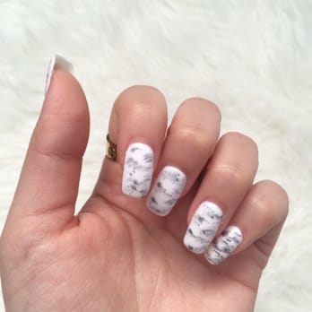Nail Bar on 14th - Biogel manicure done by Ella! Quite a simple yet unique design. - Nail Salons Near Me - Markham, Ontario