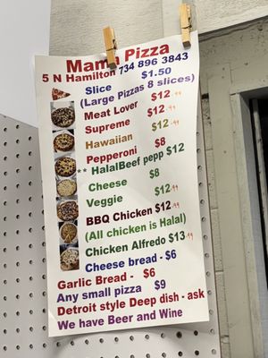 Menu photo 2 Mama Pizza Ypsilanti, MI Menu photo 2 Mama Pizza Ypsilanti, MI