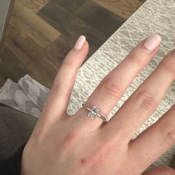Pinetree Jewelers - Radiant cut solitaire engagement ring