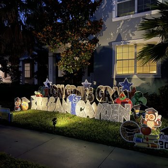 Front Yard Glow Up - Signmaking Near Me Front Yard Glow Up - Signmaking Near Me