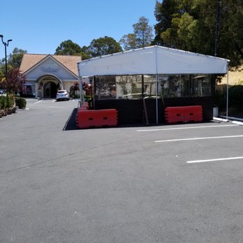 Shalizaar - Tent set up for outdoor dining, but not available at lunch - Persian/Iranian Near Me - Belmont, California