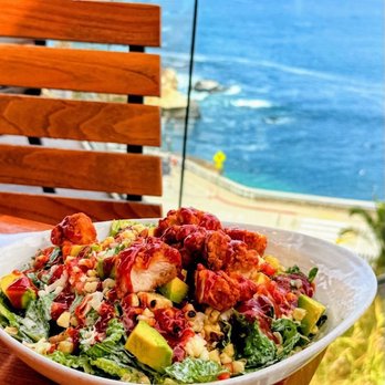 Duke's La Jolla - Mango BBQ Chicken Salad - New American Near Me - La Jolla, California Duke's La Jolla - Mango BBQ Chicken Salad - New American Near Me - La Jolla, California