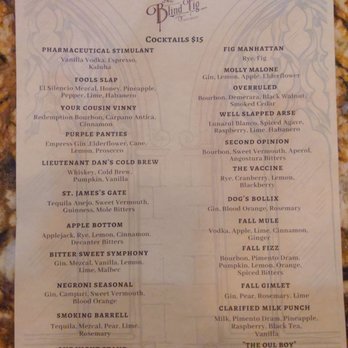 The Blind Pig - The cocktail menu - Cocktail Bars Near Me - White Plains, New York The Blind Pig - The cocktail menu - Cocktail Bars Near Me - White Plains, New York