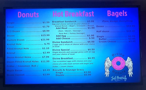 Menu photo 4 Divine Donuts Fort Myers, FL