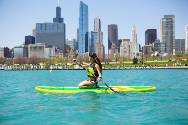 Urban Kayaks on the Lakefront by null