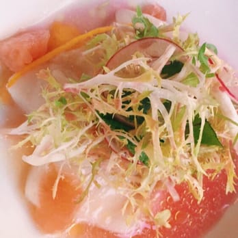 Atelier Florian - Ceviche with grapefruit. Different approach on ceviche adding the citrus fruits of mandarin oranges and grapefruit. - Seafood Near Me - New Haven, Connecticut Atelier Florian - Ceviche with grapefruit. Different approach on ceviche adding the citrus fruits of mandarin oranges and grapefruit. - Seafood Near Me - New Haven, Connecticut
