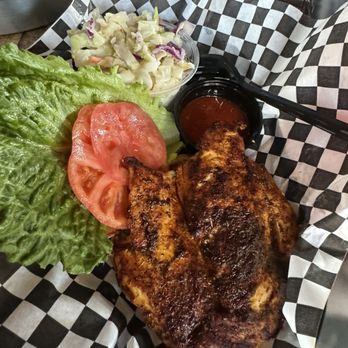 The Milltop Tavern & Listening Room - Blackened chicken sandwich with coleslaw & a side of buffalo - American Near Me - St. Augustine, Florida The Milltop Tavern & Listening Room - Blackened chicken sandwich with coleslaw & a side of buffalo - American Near Me - St. Augustine, Florida
