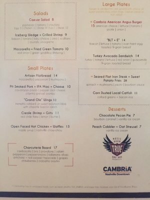 Menu photo 4 True Nashville, TN