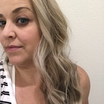 Pepper Salon - After the lowlights, touch up of grey roots and highlights and toning. - Hair Stylists Near Me - Livermore, California