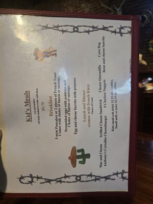 Menu photo 3 El Corral On 66 Williams, AZ