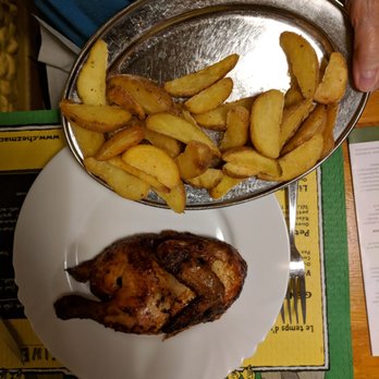 Chez ma cousine - 1/2 chicken dish - Salad Near Me - Geneva, GE Chez ma cousine - 1/2 chicken dish - Salad Near Me - Geneva, GE