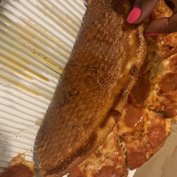 Carlo's Pizza - Crust too dark and hard . Too much grease - Pizza Near Me - Clinton Township, Michigan Carlo's Pizza - Crust too dark and hard . Too much grease - Pizza Near Me - Clinton Township, Michigan
