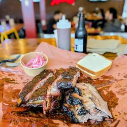 Ribs and brisket