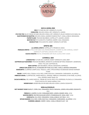 Menu photo 6 Tomat Los Angeles, CA