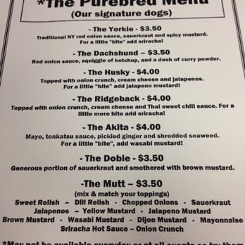 Skooder's Hot Dog - Complete menu - Hot Dogs Near Me - Kent, Washington