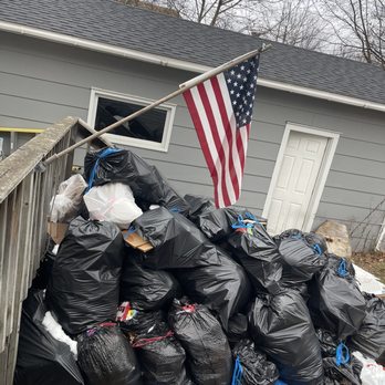 Leo's Junk Removal - Before - Lawn Services Near Me