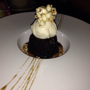 Crush XI - Chocolate desert with fresh peanut butter and popcorn ice cream! - New American Near Me - Melbourne, Florida