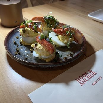 Hook & Anchor - Lobster Deviled Eggs - Seafood Near Me - Dana Point, California Hook & Anchor - Lobster Deviled Eggs - Seafood Near Me - Dana Point, California