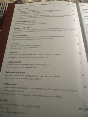 Menu photo 2 Siena Paris, 
